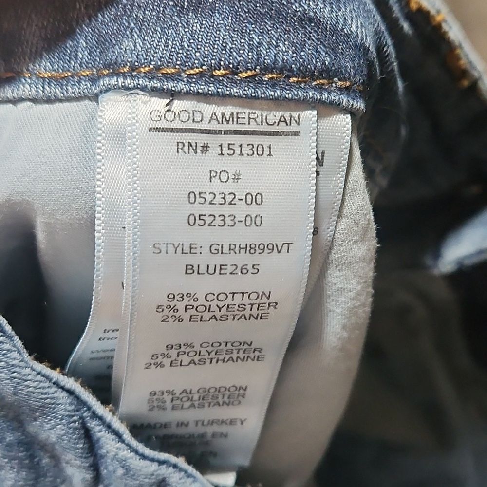 GUC Good American Alwaya Fit Good Legs Skinny Rugged Skinny Jeans - Picture 4 of 8